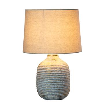 TIANA CERAMIC LAMP RIDGED 43CM