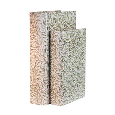 SET OF TWO WILLOW BOOK BOXES