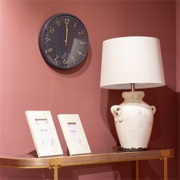 EMBER WALL CLOCK - CHARCOAL 36CM