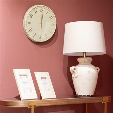 EMBER WALL CLOCK - LINEN 36CM