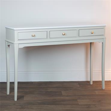 MONROE 3 DRAWER TABLE WITH MARBLE TOP STONE
