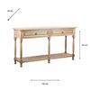 MARWOOD 2 DRAWER CONSOLE TABLE