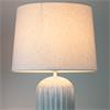 PRESELY CERAMIC RIDGED TABLE LAMP 64CM