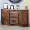DARK TEAK RAY SIDEBOARD