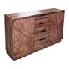 DARK TEAK RAY SIDEBOARD