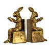 SET OF TWO RABBIT BOOKENDS