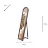 STEPPED ARCHED FLOOR STANDING MIRROR NATURAL