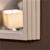 STEPPED ARCHED WALL MIRROR WHITE
