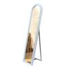 STEPPED ARCHED FLOOR STANDING MIRROR WHITE