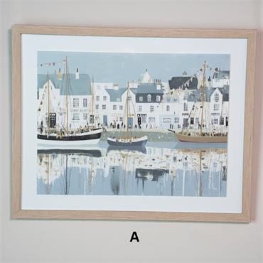 HARBOUR LIFE FRAMED PRINT