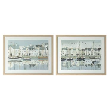 HARBOUR LIFE FRAMED PRINT