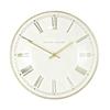 GOLD AND WHITE PESARO WALL CLOCK 36CM
