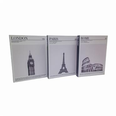 BOOK BOX LONDON PARIS ROME