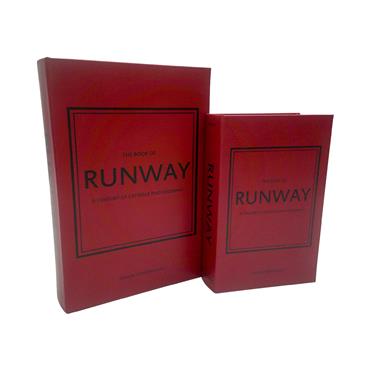 SET OF TWO BOOK BOX RUNWAY