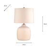 FABIA CERAMIC LAMP 58CM