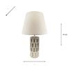 PRESLEY CERAMIC BEDSIDE LAMP 41CM