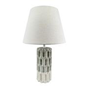 PRESLEY CERAMIC BEDSIDE LAMP 41CM