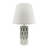 PRESLEY CERAMIC BEDSIDE LAMP 41CM
