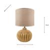 DAKOTA CERAMIC LAMP YELLOW 35CM