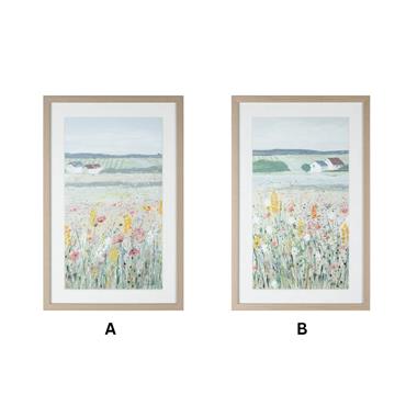 Framed Print Country Escape Summer Fields