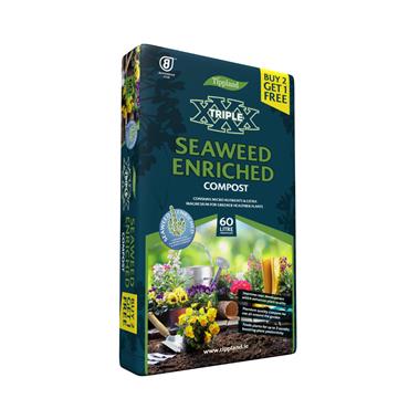 TIPPLAND 60L TRIPLE XXX SEAWEED ENRICHED COMPOST