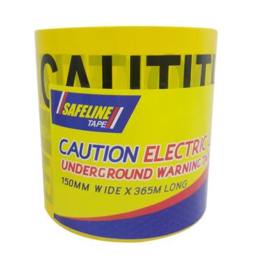 WARNING TAPE  ESB CAUTION ELECTRICAL CABLE BELOW [150mm