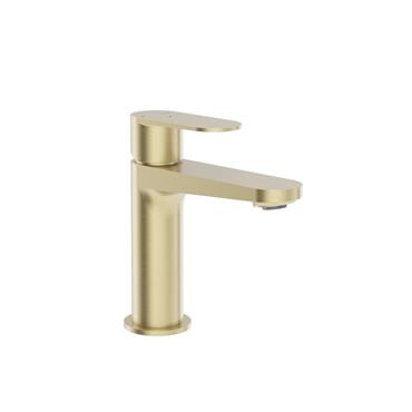 URBAN BRUSHED GOLD BASIN MIXER INC WASTE