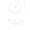 SKAL ROUND 40CM COUNTERTOP BASIN