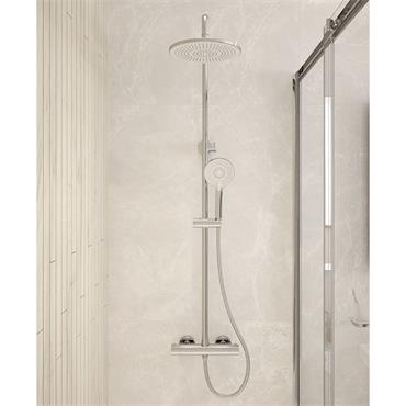 ALITA RAIN THERMOSTATIC SHOWER KIT CHROME (15 YEAR WARR