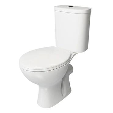 STRATA ECO RIMLESS CLOSE COUPLE CISTERN, PAN & STRATA S