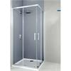 VERVE PRO CORNER ENTRY 900MM SILVER (870-895) & 900 X 9