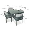 VERA SQUARE DINING SET