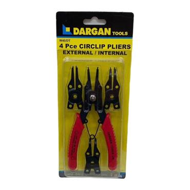 DARGAN 4pce  CIRCLIP PLIERS EXT & INTERNAL