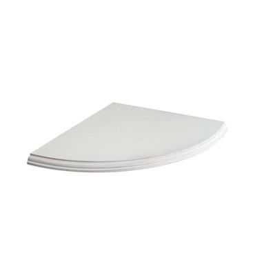 WHITE CORNER SHELF 400mm