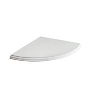 WHITE CORNER SHELF 400mm