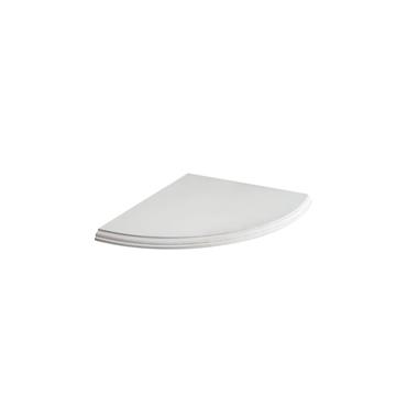 WHITE CORNER SHELF 200mm