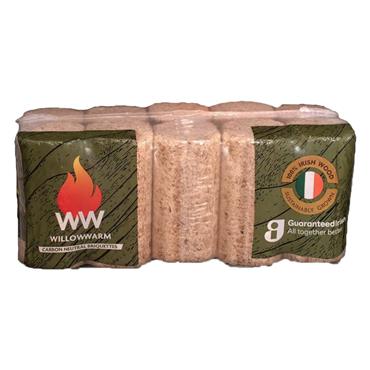WILLOW WARM WOOD BRIQUETTE 10 PACK