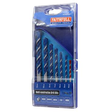 FAITHFULL MULTI-CONSTRUCTION DRILL BIT SET