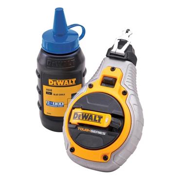DeWalt 30m (100ft) Chalk Line & Blue Chalk Set