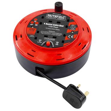 Faithfull 10m Cable Reel