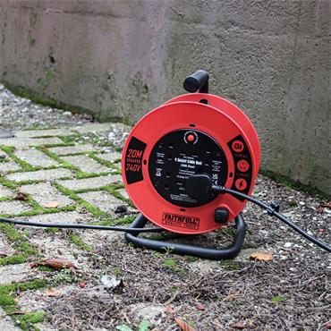 Faithfull 20m Cable Reel