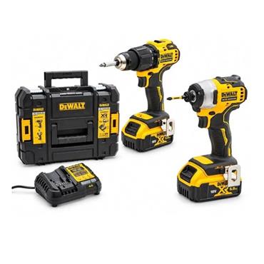 DeWalt 18V Combi & Impact Drill Twin Pack