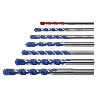 Faithfull 7 Piece Multi-Construction Drill Bit Set