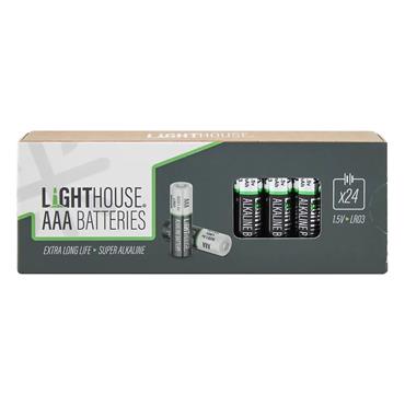 Lighthouse AAA Battery Pack (24 Pack)