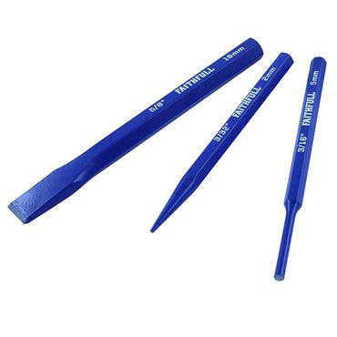 Faithfull 12 Piece Punch & Chisel Set
