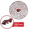 Einhell 18V Angle Grinder Kit with a 4.0Ah Li-Ion Batte
