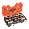 Bahco 1/4in & 3/8in Drive Socket Set (34 Piece)