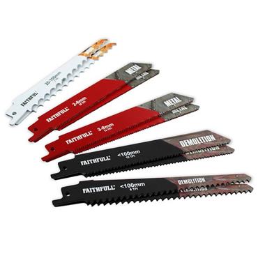 Faithfull 10 Piece Sabre Saw Blade Set