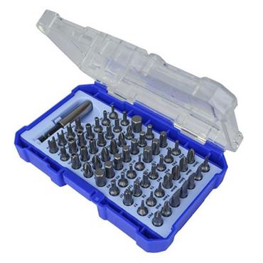 Faithfull 61 Piece Chrome Vanadium Security Bit Set