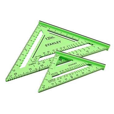 Stanley 175 & 300mm (7 & 12in) Hi-Vis Square Twin Pack